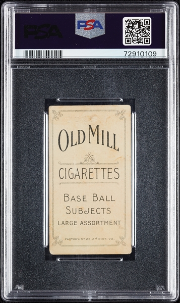 1909-11 T206 George Bell Follow Through (Old Mill Back) PSA 2