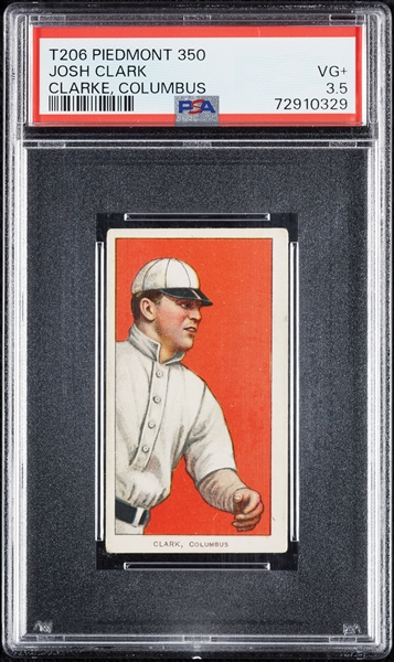 1909-11 T206 Josh Clark Clarke, Columbus PSA 3.5