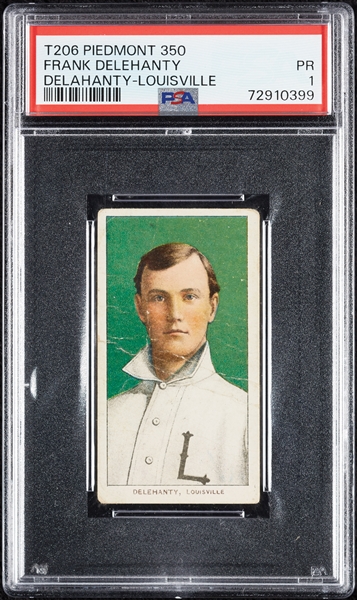 1909-11 T206 Frank Delehanty (Delahanty) Louisville PSA 1