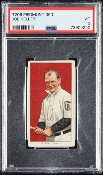1909-11 T206 Joe Kelley PSA 3