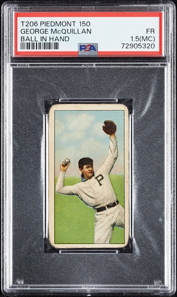 1909-11 T206 George McQuillan Ball In Hand PSA 1.5 (MC)