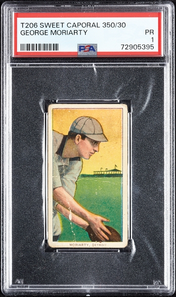 1909-11 T206 George Moriarty PSA 1