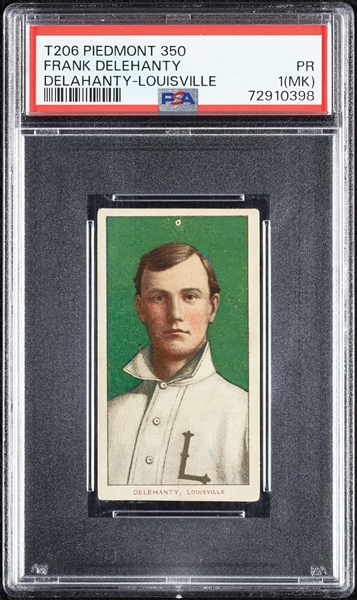 1909-11 T206 Frank Delehanty (Delahanty) Louisville PSA 1 (MK)
