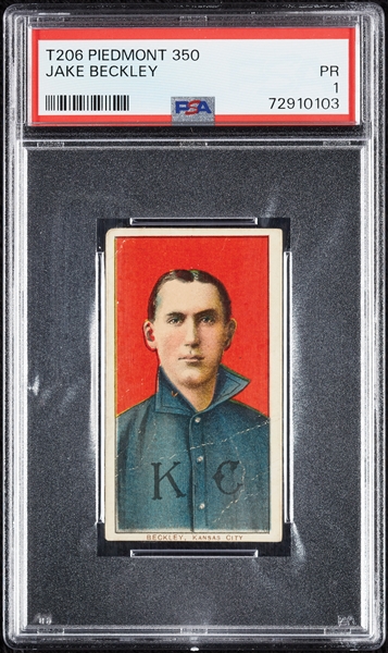 1909-11 T206 Jake Beckley PSA 1