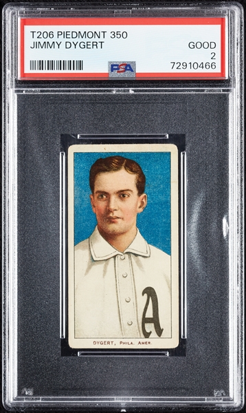 1909-11 T206 Jimmy Dygert PSA 2