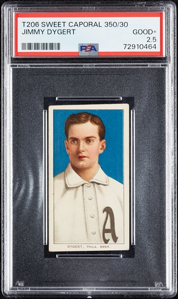 1909-11 T206 Jimmy Dygert PSA 2.5