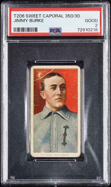 1909-11 T206 Jimmy Burke PSA 2