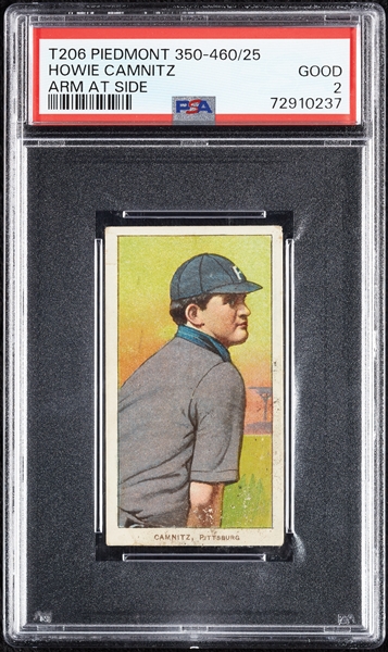 1909-11 T206 Howie Camnitz Arm At Side PSA 2