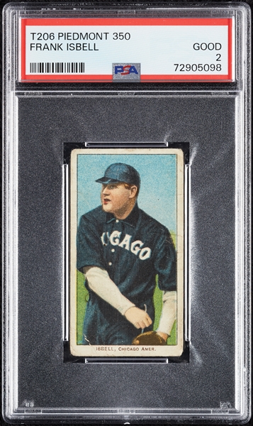 1909-11 T206 Frank Isbell PSA 2
