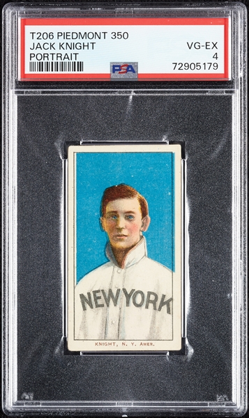 1909-11 T206 Jack Knight Portrait PSA 4