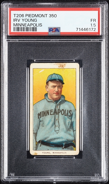1909-11 T206 Irv Young Minneapolis PSA 1.5