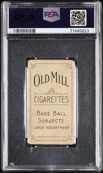 1909-11 T206 Jack Powell (Old Mill Back) PSA 1