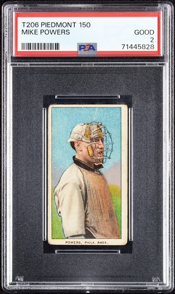 1909-11 T206 Mike Powers PSA 2