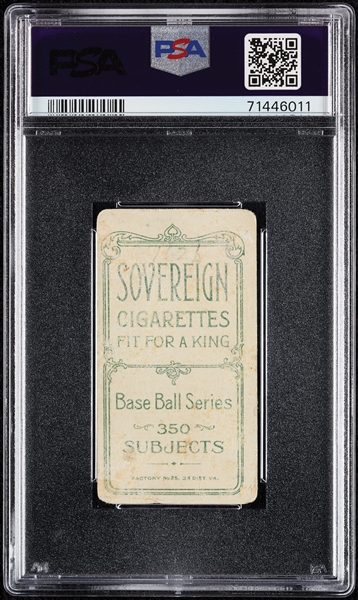 1909-11 T206 Jim Stephens (Sovereign 350 Back) PSA Authentic