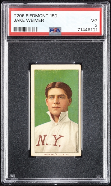 1909-11 T206 Jake Weimer PSA 3