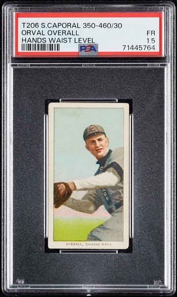 1909-11 T206 Orval Overall Hand Waist Level PSA 1.5