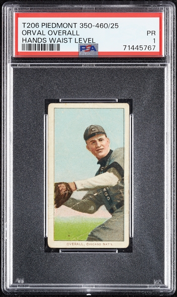 1909-11 T206 Orval Overall Hand Waist Level PSA 1