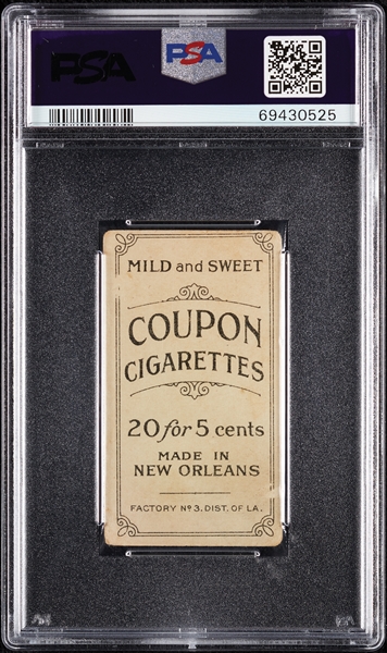 1914 T213 Coupon Cigarettes (Type 2) Al Bridwell Nashville PSA 1.5