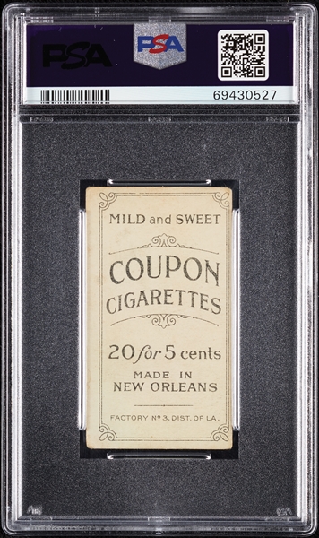 1914 T213 Coupon Cigarettes (Type 2) Al Bridwell St. Louis PSA 3