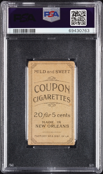 1914 T213 Coupon Cigarettes (Type 2) Admiral Schlei Portrait PSA 1