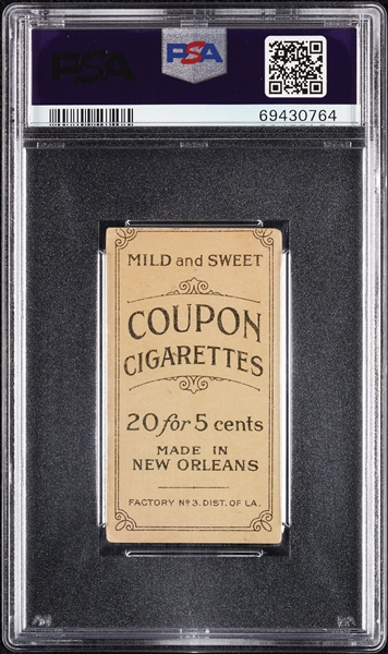 1914 T213 Coupon Cigarettes (Type 2) Admiral Schlei Portrait PSA 1.5 (MK)