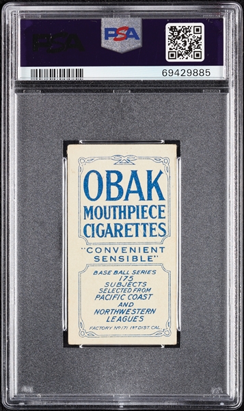 1910 T212 Obak Cigarettes Bassey PSA 3