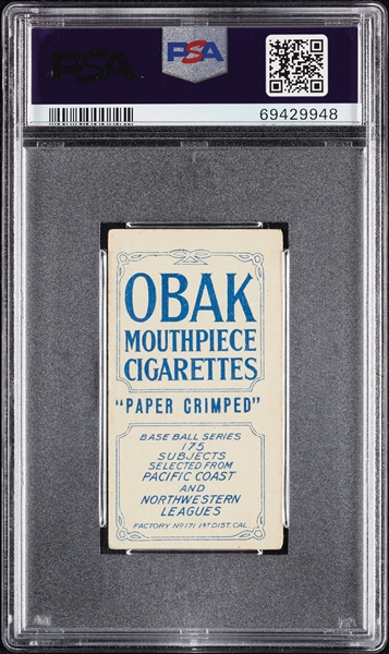 1910 T212 Obak Cigarettes Persons PSA 2.5 