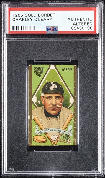 1911 T205 Gold Border Charley O'Leary PSA Authentic