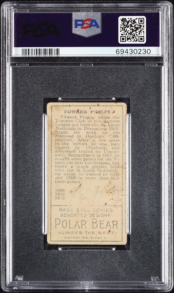 1911 T205 Gold Border E.J. Phelps PSA 1.5 (MK)