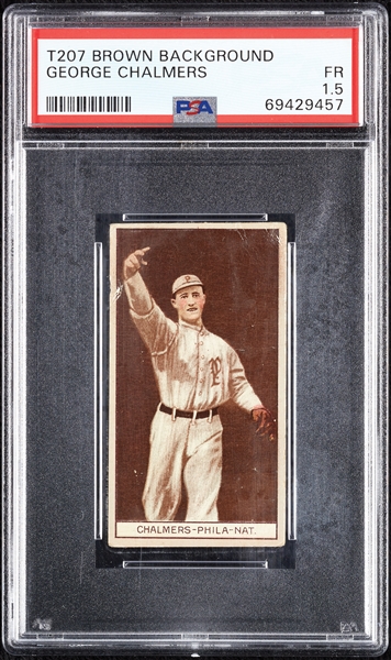 1912 T207 Brown Background George Chalmers PSA 1.5