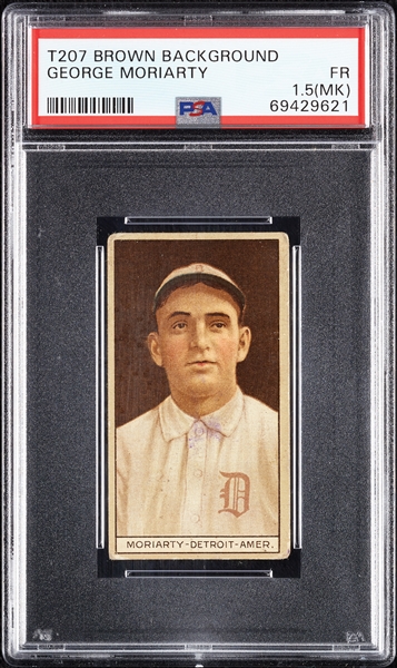 1912 T207 Brown Background George Moriarty PSA 1.5 (MK)