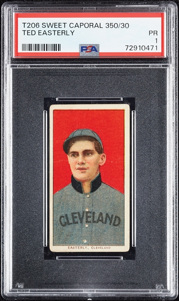 1909-11 T206 Ted Easterly PSA 1