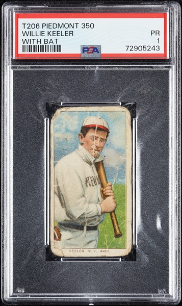 1909-11 T206 Willie Keeler With Bat PSA 1