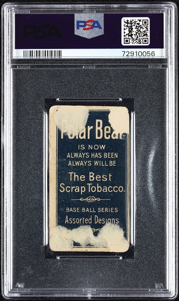 1909-11 T206 Red Ames Hands Over Head PSA 1
