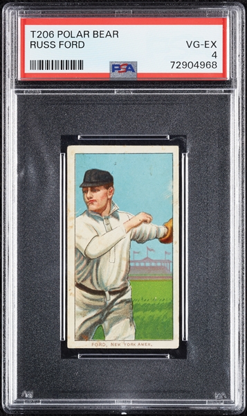 1909-11 T206 Russ Ford PSA 4
