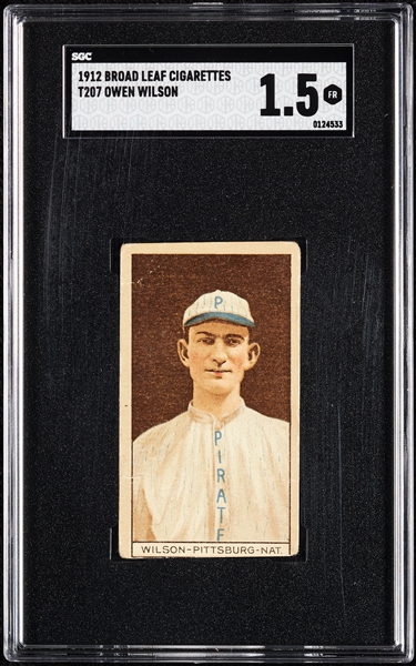 1912 T207 Brown Background Owen Wilson SGC 1.5