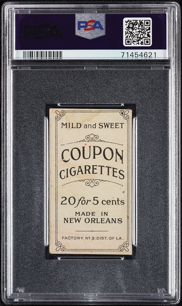 1914 T213 Coupon Cigarettes (Type 2) Ty Cobb Bat Off Shoulder PSA 1
