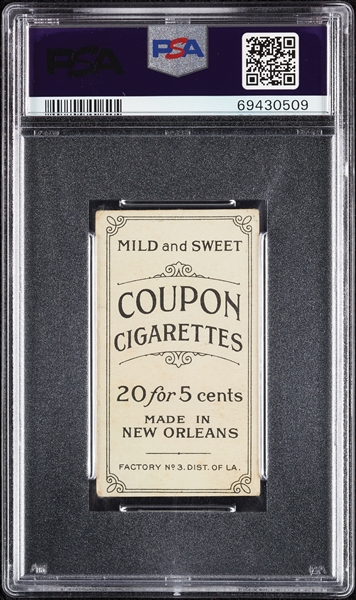 1914 T213 Coupon Cigarettes (Type 2) Chief Bender No Trees, Baltimore PSA 2 (MC)