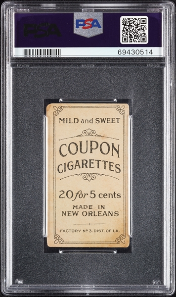 1914 T213 Coupon Cigarettes (Type 2) Chief Bender Trees Background, Phila. Natl. PSA 2