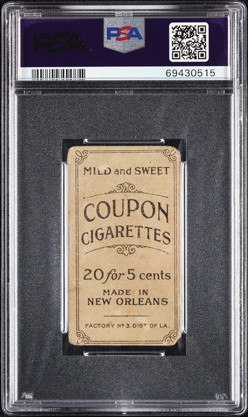 1914 T213 Coupon Cigarettes (Type 2) Chief Bender No Trees, Phila. Natl. PSA 1 (MC)