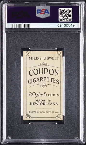 1914 T213 Coupon Cigarettes (Type 2) Roger Bresnahan Chicago PSA 1.5