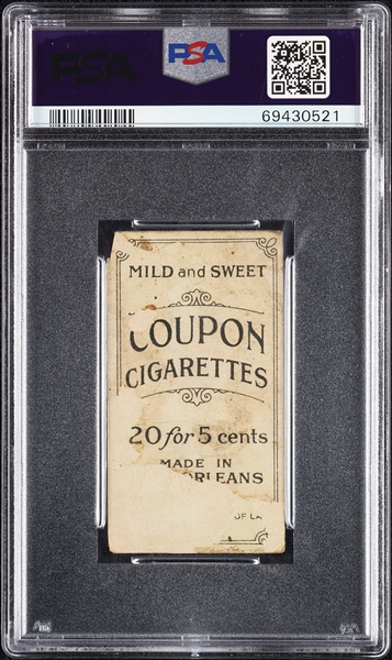 1914 T213 Coupon Cigarettes (Type 2) Roger Bresnahan Chicago PSA Authentic