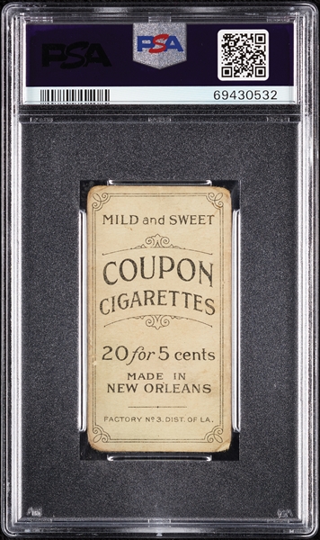 1914 T213 Coupon Cigarettes (Type 2) Bobby Byrne PSA 1