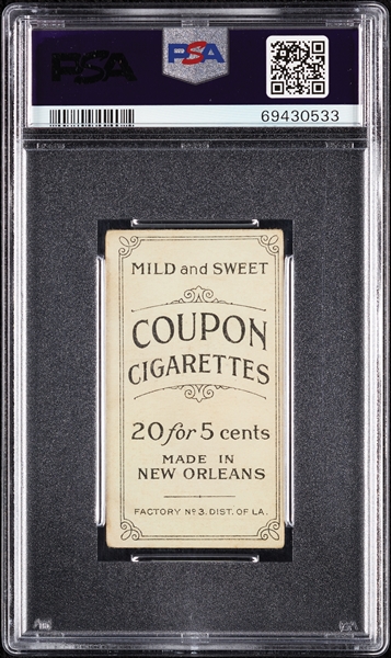 1914 T213 Coupon Cigarettes (Type 2) Bobby Byrne PSA 2