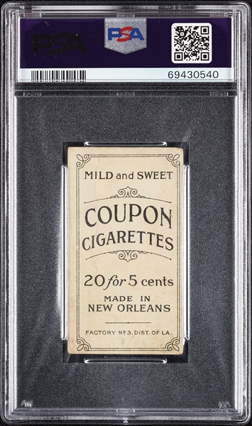 1914 T213 Coupon Cigarettes (Type 2) Frank Chance New York, Batting PSA 1.5