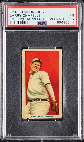 1914 T213 Coupon Cigarettes (Type 2) Billy Chappelle, Cleveland PSA 1.5