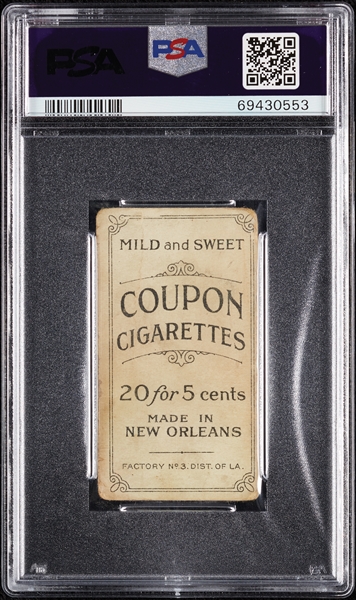 1914 T213 Coupon Cigarettes (Type 2) Doc Crandall St. Louis Fed. PSA 1