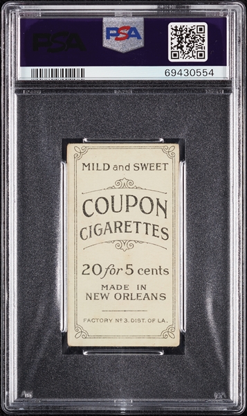 1914 T213 Coupon Cigarettes (Type 2) Doc Crandall St. Louis Fed. PSA 3