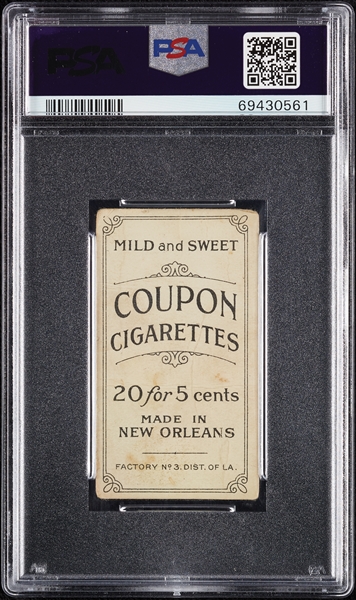 1914 T213 Coupon Cigarettes (Type 2) Harry Davis Phila. Amer. PSA 1