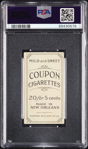 1914 T213 Coupon Cigarettes (Type 2) Mickey Doolan Baltimore, Batting PSA 1.5